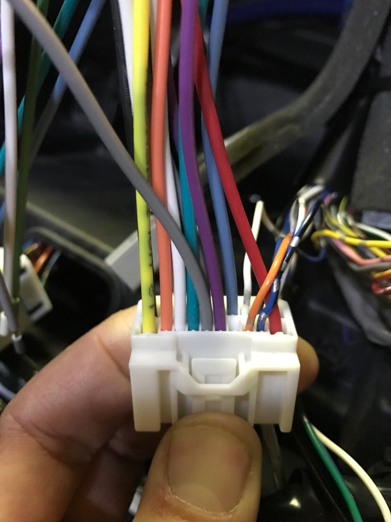 Metra wiring harness into MMCS non Fosgate gps Mitsubishi Lancer